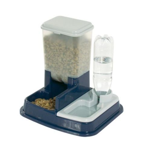 Flamingo Automatic Food & Water Dispenser Duo Max Blue