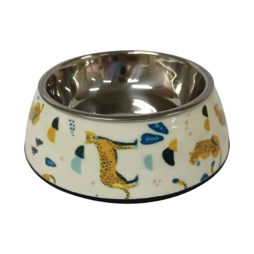 Nutrapet Applique Melamine Round Bowl for Dogs