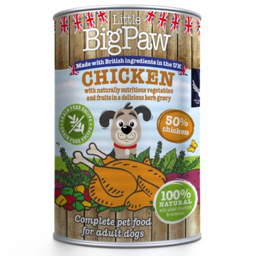 Little BigPaw Chicken with Vegetables & Fruits in Herb Gravy Wet Food for Dogs 390g