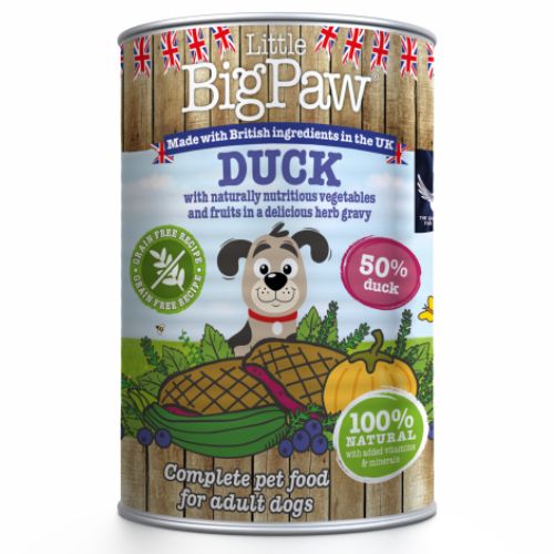 Little BigPaw Duck with Vegetables & Fruits in Herb Gravy Wet Food for Dogs 390g