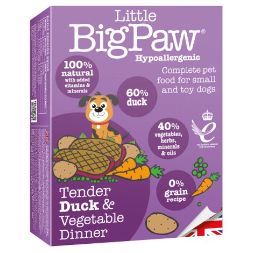 Little BigPaw Tender Duck & Vegetable Dinner Wet Food for Dogs 150g