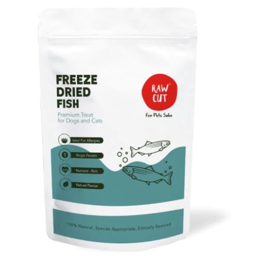 Raw Cut Freeze Dried Fish Treats for Cats 50g