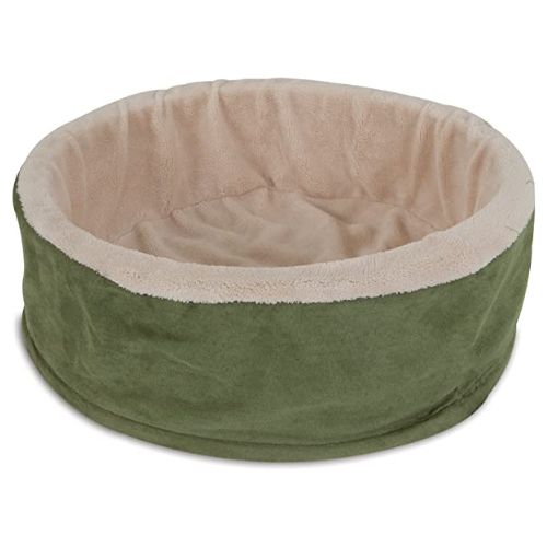 Petmate Aspen Pet Plush/Suede Cuddle Cup Dog Lounger Bed