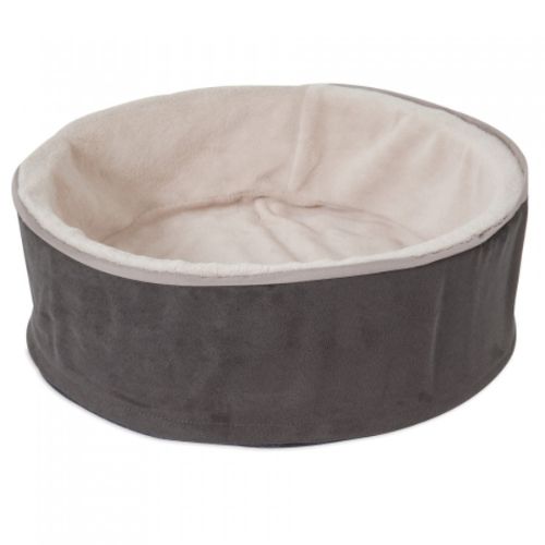 Petmate Aspen Pet Plush/Suede Cuddle Cup Dog Lounger Bed