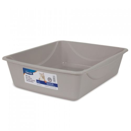 Petmate Litter Pan - Small, Mouse Gray