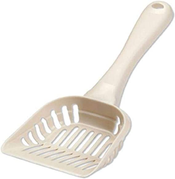 Petmate Litter Scoop with Microban - Bleach Linen, Large