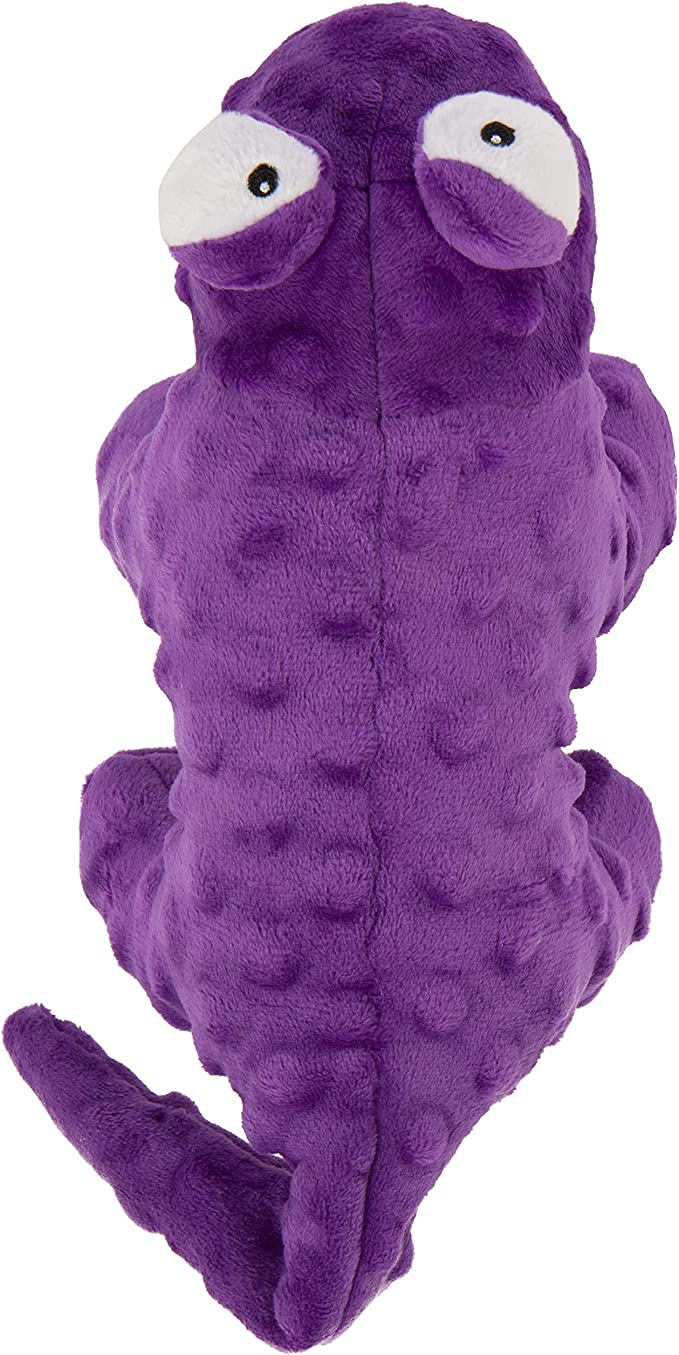 GoDog Action Plush Lizard With Chew Guard Technology Animated Squeaker Dog Toy