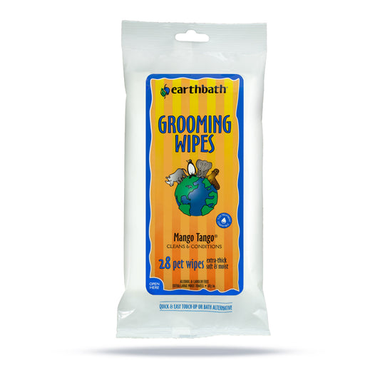 earthbath® Grooming Wipes – Extra-thick & extra Large  28pcs