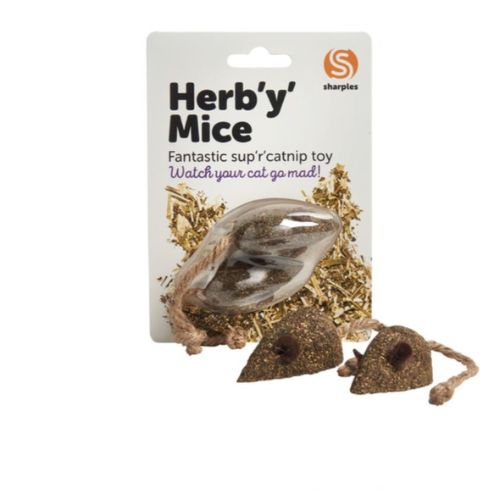 Sharples 'N' Grant Herby Mice Catnip Toy