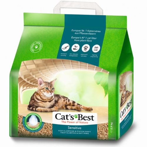 Cat's Best Sensitive Cat Litter  3.2 Kg