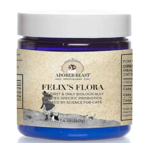 Adored Beast Felix's Flora - Feline Specific Pre and Probiotic  40g