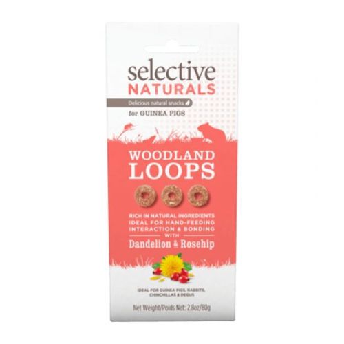 Selective Naturals Woodland Loops for Guinea Pigs  80g
