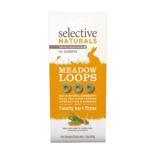Selective Naturals Meadow Loops for Rabbits  80g