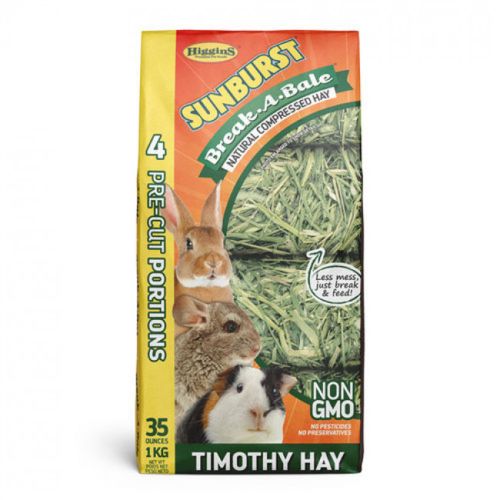 Higgins Sunburst Break-A-Bale Timothy Hay   35oz  / 1kg