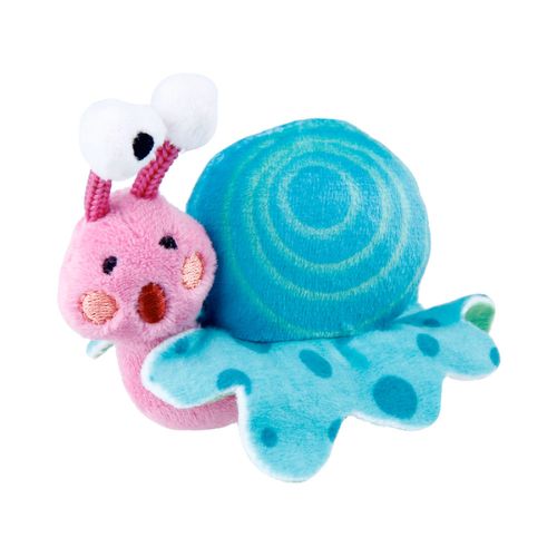 GiGwi Shining Friends Snail with activated LED light & Catnip inside