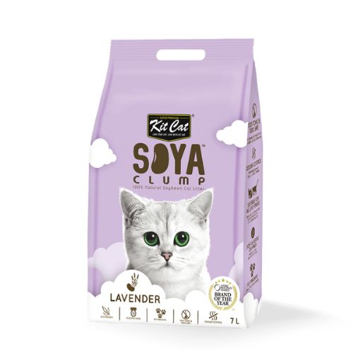 Kit Cat Soya Clump Soybean Litter – Lavender 7L