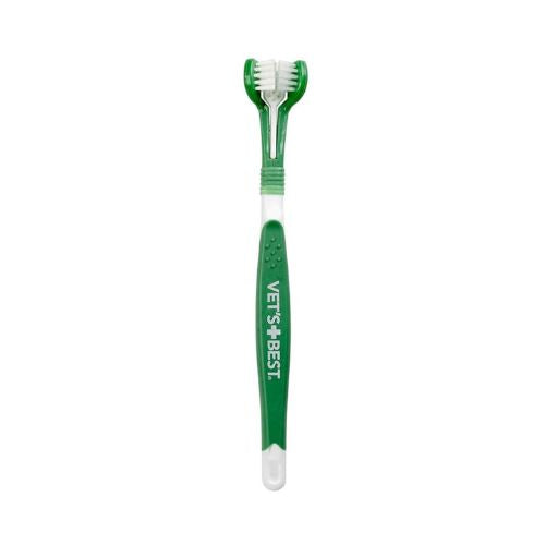 Vets Best Triple Headed Toothbrush for Dogs