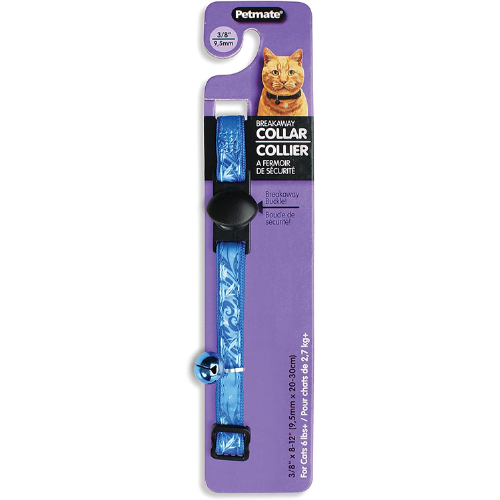 Petmate Aspen Pet Fashion Cat Collar - Fern Blue