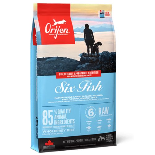 Orijen Six Fish Dry Food for Dogs