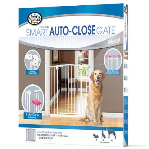 Four Paws Smart Auto-Close Gate for Dogs