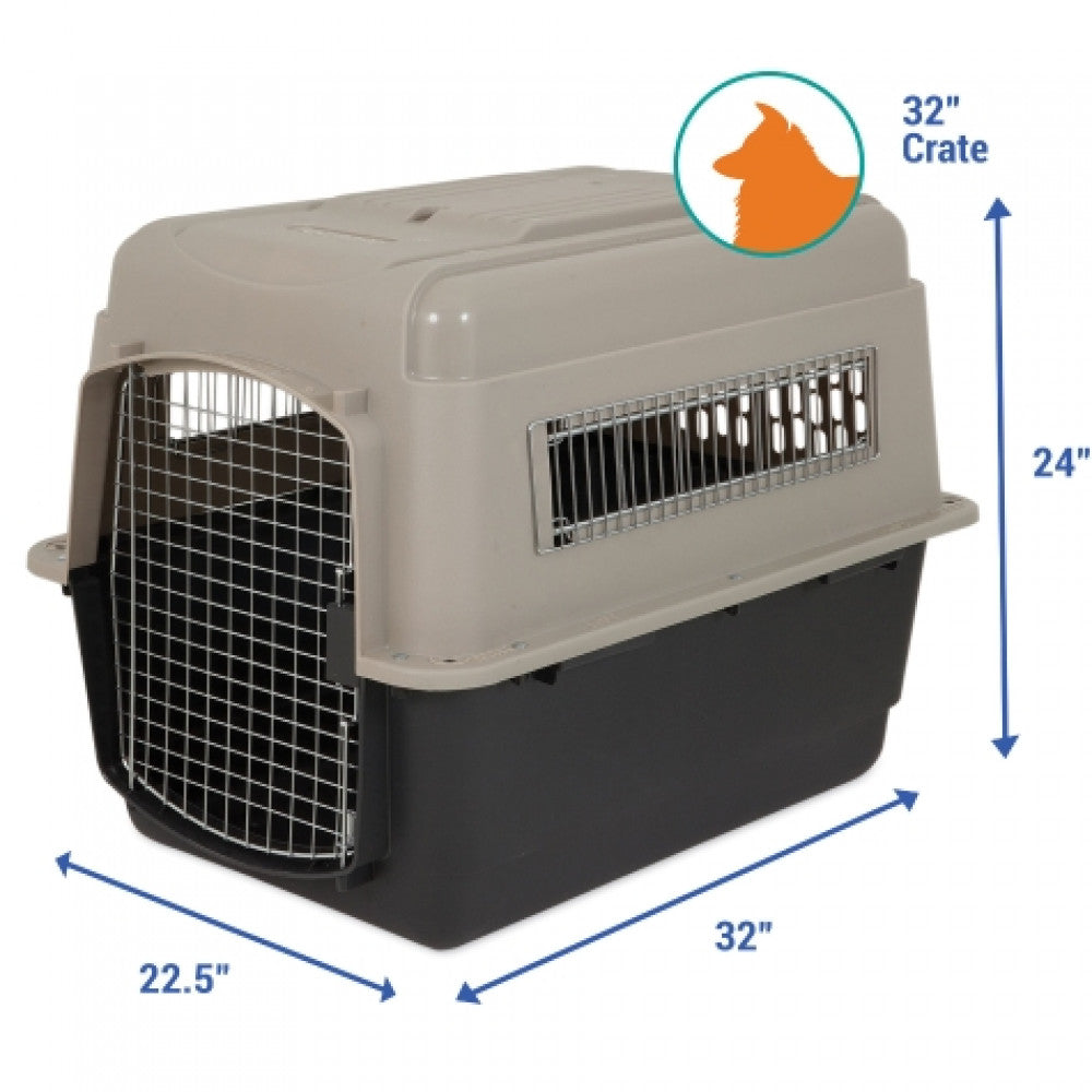 Petmate Ultra Vari Dog Kennel - Taupe & Black